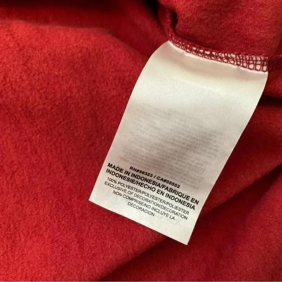 Washington‎ State Cougars Nike Dri-Fit 1/2 Zip Red Fleece lined size L - Picture 8 of 10